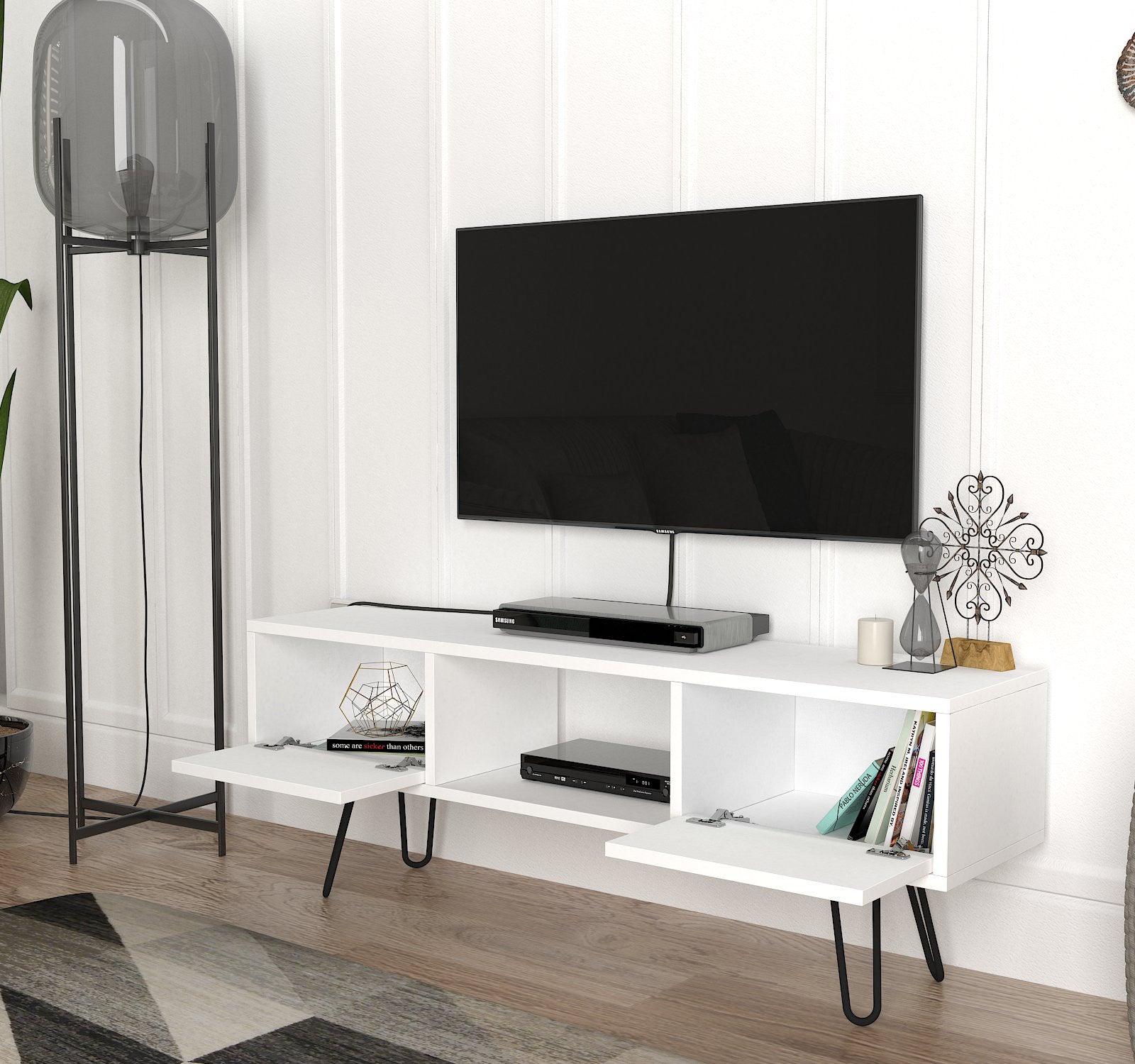 TV Stand Moda - White