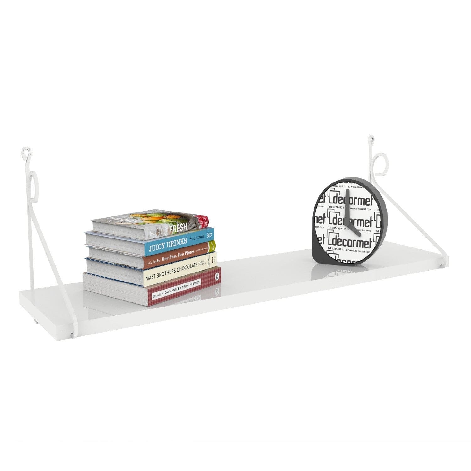 Wall Shelf Seramoni - Shiny White