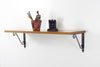 Wall Shelf Senfoni Ferforje - Walnut