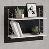 Wall Shelf Armoni 2'li - Shiny White