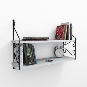 Wall Shelf Seramoni 2'li - White