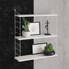 Wall Shelf Armoni 3'lü - Shiny White