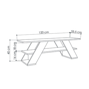 TV Stand Farfalla - Oak