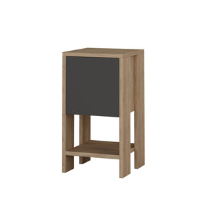 Nightstand Ema - Oak Anthracite