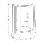 Nightstand Ema - White