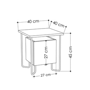 Nightstand Acres Nightstand - Dark Coffee