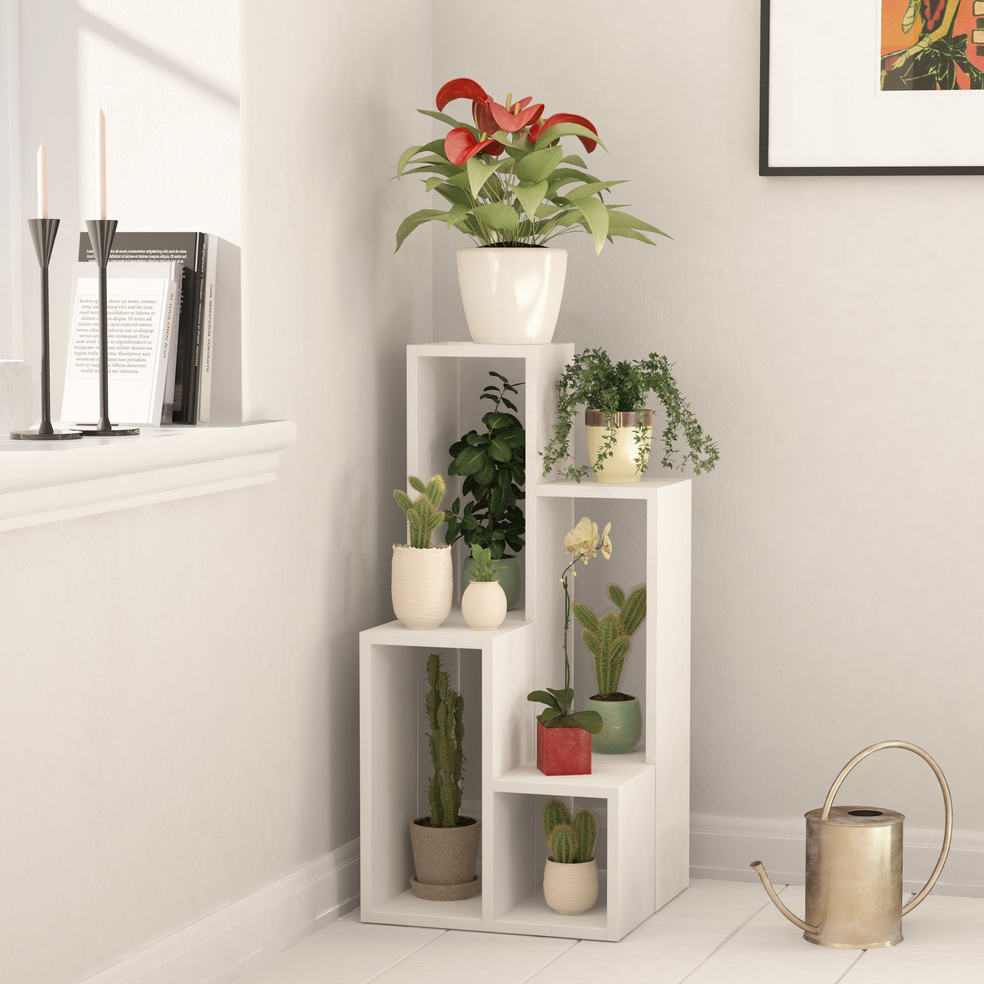 Bookshelf Sule - White