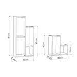 Bookshelf Sule - White