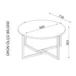 Coffee Table Noce - Walnut