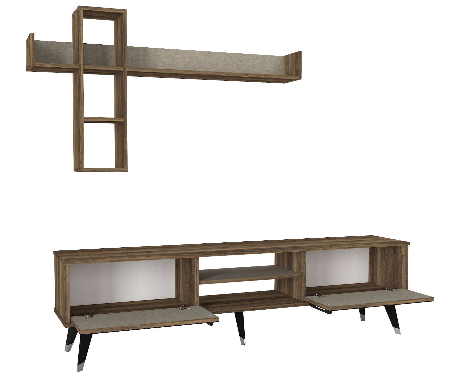 TV Unit Logan - Walnut