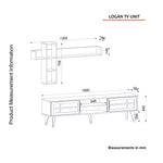TV Unit Logan - Walnut