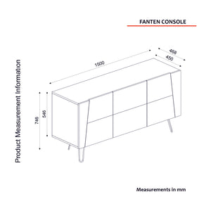 Console Table Fanten Konsol