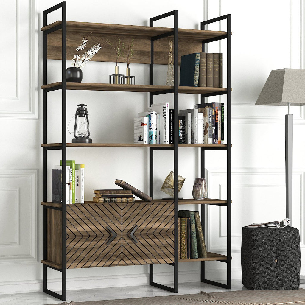 Bookshelf Santana - Walnut