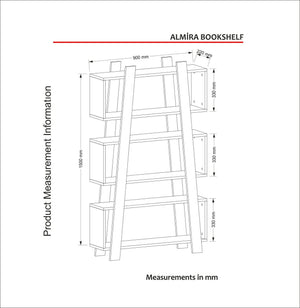 Bookshelf Almira - White