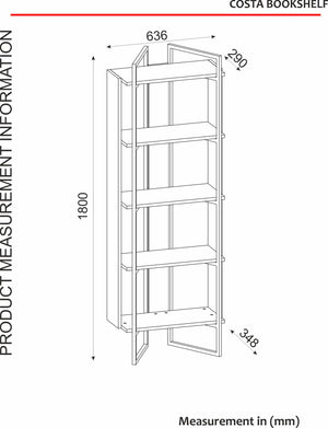 Bookshelf Costa
