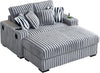 Fluffy Corduroy Loveseat