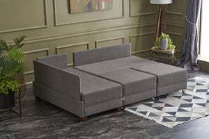 Fly Corner Sofa Bed Left - Brown