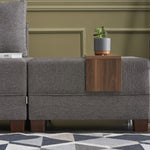 Fly Corner Sofa Bed Left - Brown