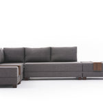 Fly Corner Sofa Bed Left - Brown