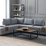 Fly Corner Sofa Bed Left - Brown