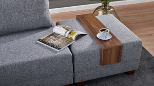 Fly Corner Sofa Bed Left - Brown