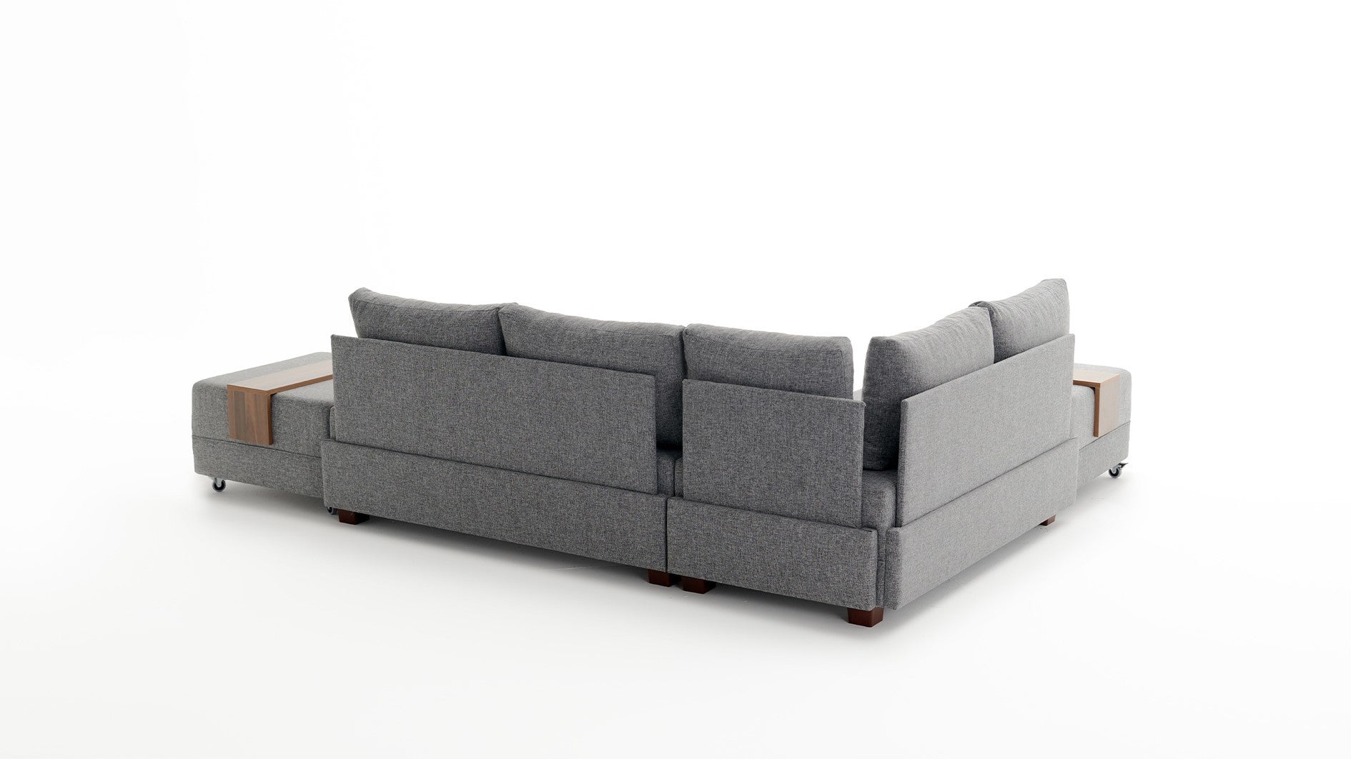 Fly Corner Sofa Bed Left - Brown