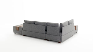 Fly Corner Sofa Bed Left - Brown
