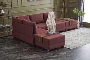Fly Corner Sofa Bed Left - Brown