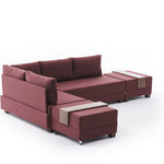 Fly Corner Sofa Bed Left - Brown
