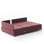 Fly Corner Sofa Bed Left - Brown