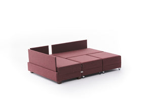 Fly Corner Sofa Bed Left - Brown