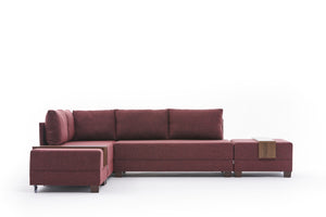 Fly Corner Sofa Bed Left - Brown