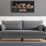Bella Sofa Bed - Claret Red