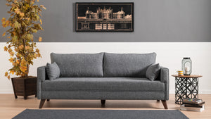 Bella Sofa Bed - Claret Red