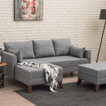 Bella Corner Sofa Left 2-Grey