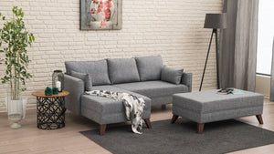 Bella Corner Sofa Left 2-Grey