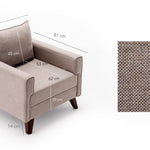 Bella Armchair - Anthracite