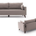 Bella Sofa Bed - Claret Red
