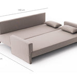 Bella Sofa Bed - Claret Red