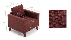 Bella Armchair - Anthracite