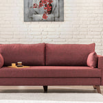 Bella Sofa Bed - Claret Red