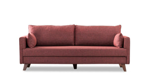 Bella Sofa Bed - Claret Red