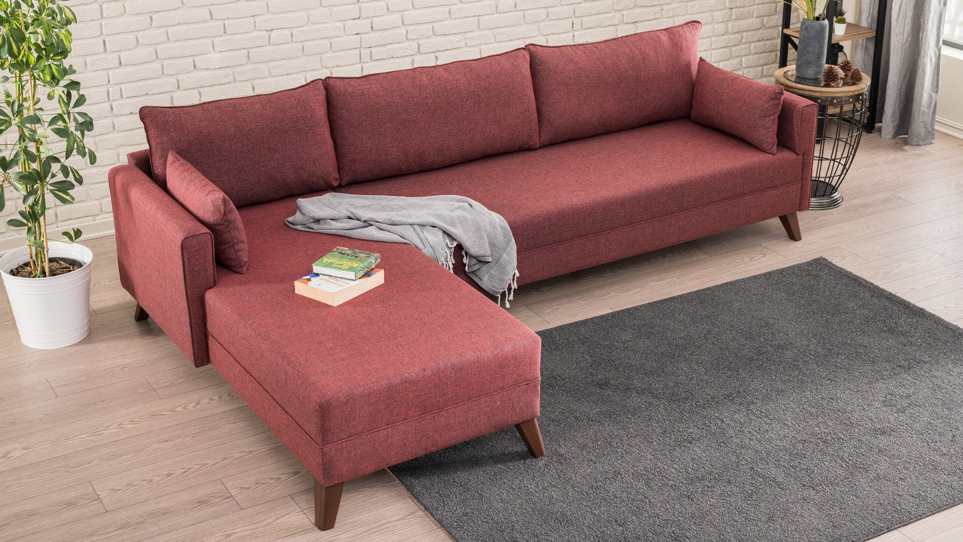 Bella Corner Sofa Left 1 - Cream