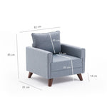 Bella Armchair - Anthracite