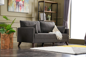 Bella Sofa For 2 Pr - Anthracite