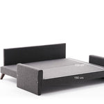Bella Sofa Bed - Claret Red