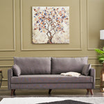 Bella Sofa Bed - Claret Red
