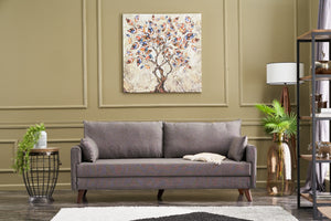 Bella Sofa Bed - Claret Red