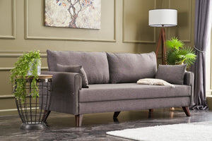 Bella Sofa Bed - Claret Red