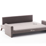 Bella Sofa Bed - Claret Red